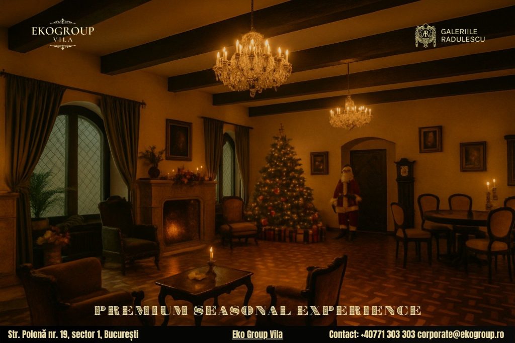 Evenimente de Crăciun București: O călătorie unică în vremea Crăciunului anilor ’30 la Eko Group Vila 5 Evenimente de Crăciun București: O călătorie unică în vremea Crăciunului anilor ’30 la Eko Group Vila